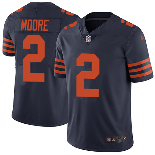 Bears #2 D.J. Moore Navy Blue Alternate Men's Stitched Vapor Untouchable Limited Jersey cheap jerseys for sale - CheapJerseys.Shop