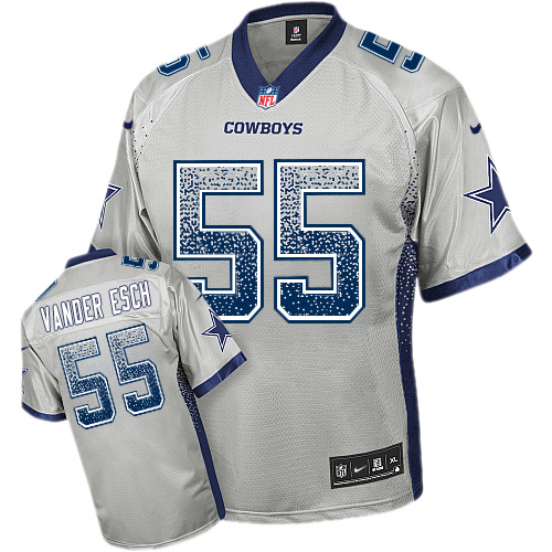 Cowboys #55 Leighton Vander Esch Grey Men's Stitched Elite Drift Fashion Jersey cheap jerseys for sale - CheapJerseys.Shop