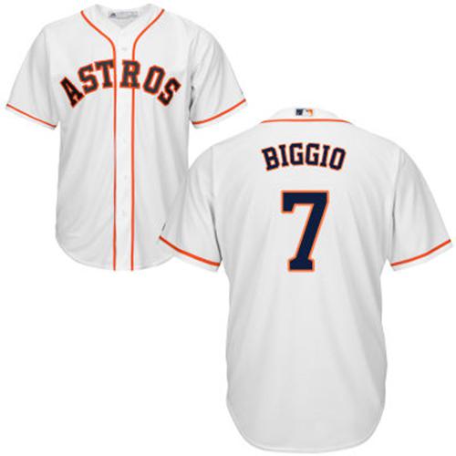 Houston Astros #7 Craig Biggio White Cool Base Stitched Youth Jersey Youth cheap jerseys for sale - CheapJerseys.Shop