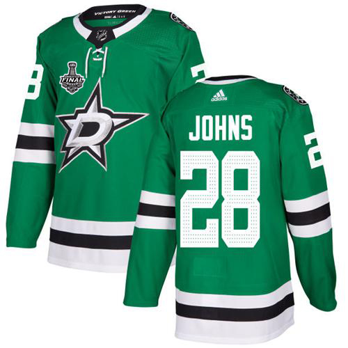 Dallas Stars #28 Stephen Johns Green Home Authentic 2020 Stanley Cup Final Stitched Jersey Men's cheap jerseys for sale - CheapJerseys.Shop