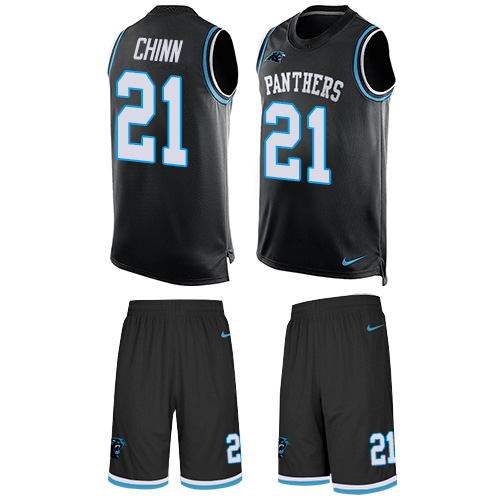 Panthers #21 Jeremy Chinn Black Team Color Men's Stitched Limited Tank Top Suit Jersey cheap jerseys for sale - CheapJerseys.Shop