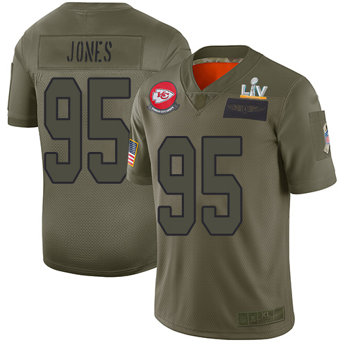 Chiefs #95 Chris Jones Camo Men's Super Bowl LV Bound Stitched Limited 2019 Salute To Service Jersey cheap jerseys for sale - CheapJerseys.Shop