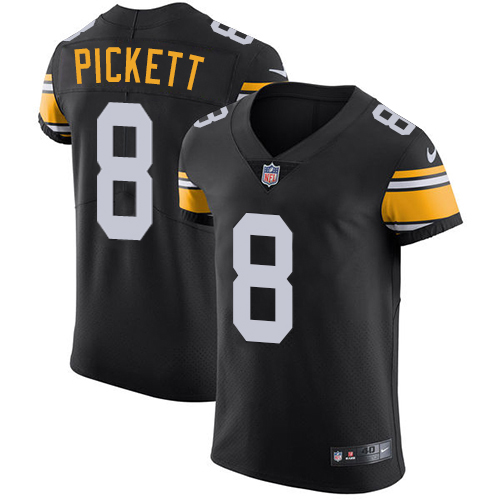Steelers #8 Kenny Pickett Black Alternate Men's Stitched New Elite Jersey cheap jerseys for sale - CheapJerseys.Shop