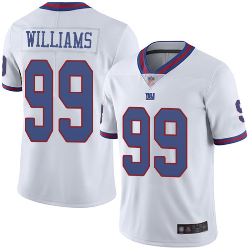New York Giants #99 Leonard Williams White Men's Stitched Limited Rush Jersey Men's cheap jerseys for sale - CheapJerseys.Shop