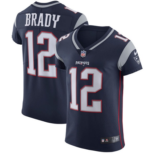 Patriots #12 Tom Brady Navy Blue Team Color Men's Stitched Vapor Untouchable Elite Jersey cheap jerseys for sale - CheapJerseys.Shop
