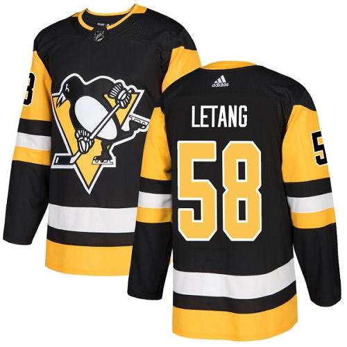 Pittsburgh Penguins #58 Kris Letang Black Home Authentic Stitched Youth Jersey Youth cheap jerseys for sale - CheapJerseys.Shop