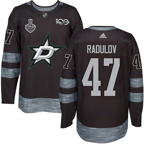 Dallas Stars #47 Alexander Radulov Black 1917-2017 100th Anniversary 2020 Stanley Cup Final Stitched Jersey Men's cheap jerseys for sale - CheapJerseys.Shop