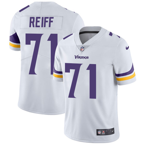 Minnesota Vikings #71 Riley Reiff White Men's Stitched Vapor Untouchable Limited Jersey Men's cheap jerseys for sale - CheapJerseys.Shop