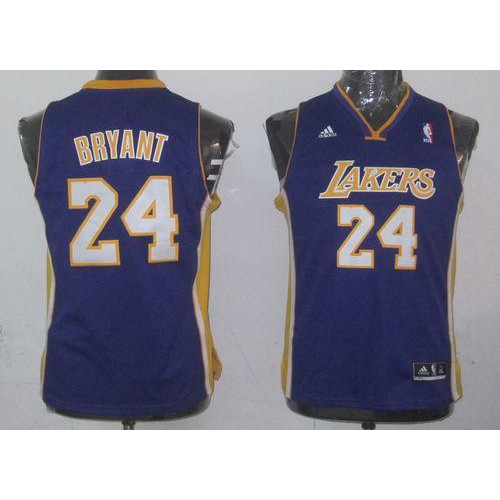 Los Angeles Lakers #24 Kobe Bryant Purple Champion Patch Stitched Youth Jersey Youth cheap jerseys for sale - CheapJerseys.Shop