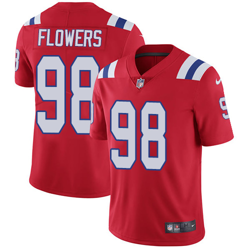 New England Patriots #98 Trey Flowers Red Alternate Youth Stitched Vapor Untouchable Limited Jersey Youth cheap jerseys for sale - CheapJerseys.Shop
