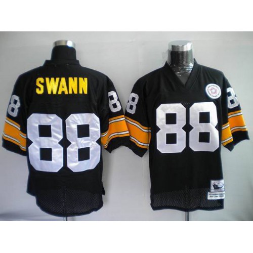 Mitchell & Ness Pittsburgh Steelers #88 Lynn Swann Black Stitched Throwback Jersey Men's cheap jerseys for sale - CheapJerseys.Shop