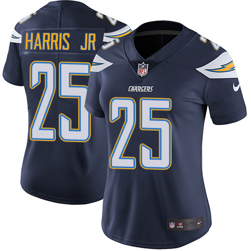 Los Angeles Chargers #25 Chris Harris Jr Navy Blue Team Color Women's Stitched Vapor Untouchable Limited Jersey Womens cheap jerseys for sale - CheapJerseys.Shop