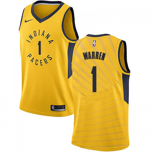 Indiana Pacers #1 TJ Warren Gold Youth Swingman Statement Edition Jersey Youth cheap jerseys for sale - CheapJerseys.Shop