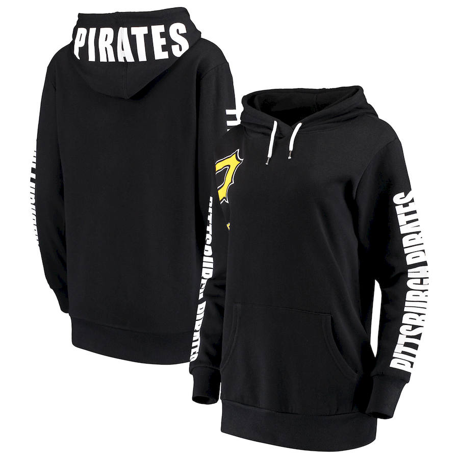 Pittsburgh Pirates G-III 4Her By Carl Banks Women's 12th Inning Pullover Hoodie Black cheap jerseys for sale - CheapJerseys.Shop
