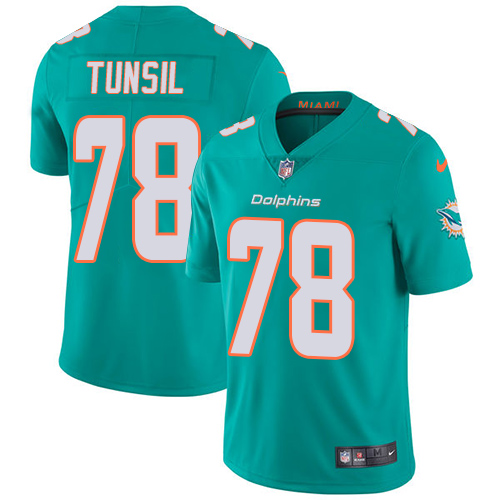 Miami Dolphins #78 Laremy Tunsil Aqua Green Team Color Men's Stitched Vapor Untouchable Limited Jersey Men's cheap jerseys for sale - CheapJerseys.Shop