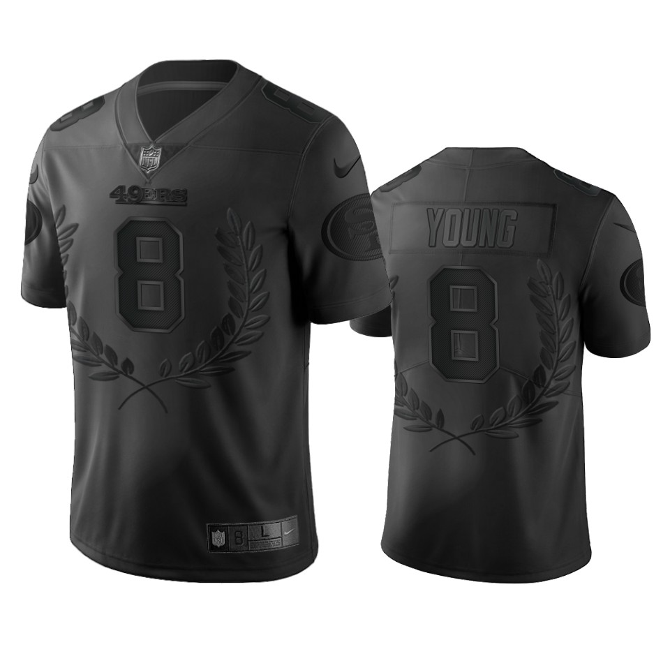 San Francisco 49ers #8 Steve Young Men's Black MVP Limited Edition Jersey cheap jerseys for sale - CheapJerseys.Shop