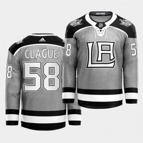 Los Angeles Kings #58 Kale Clague 2021 City Concept Stitched Jersey - Black Men's cheap jerseys for sale - CheapJerseys.Shop