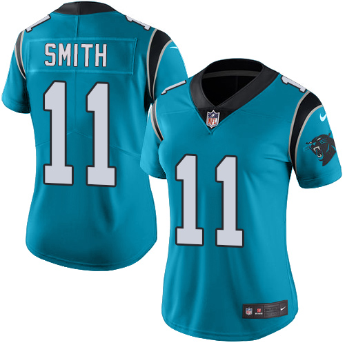Carolina Panthers #11 Torrey Smith Blue Alternate Women's Stitched Vapor Untouchable Limited Jersey Womens cheap jerseys for sale - CheapJerseys.Shop