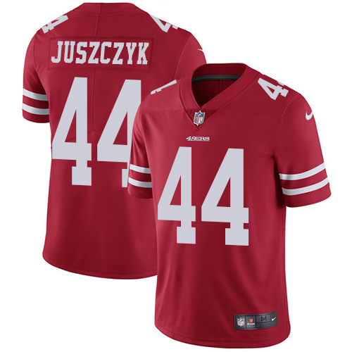 49ers #44 Kyle Juszczyk Red Team Color Men's Stitched Vapor Untouchable Limited Jersey cheap jerseys for sale - CheapJerseys.Shop