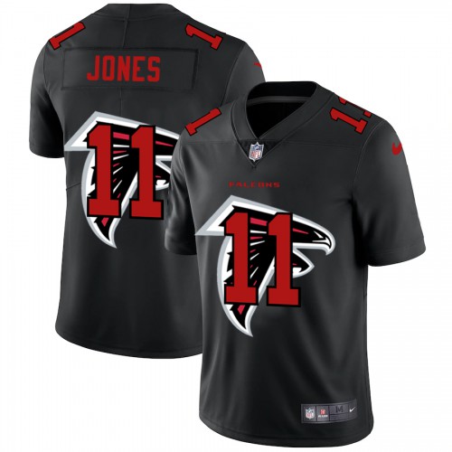 Atlanta Atlanta Falcons #11 Julio Jones Men's Team Logo Dual Overlap Limited Jersey Black Men's cheap jerseys for sale - CheapJerseys.Shop