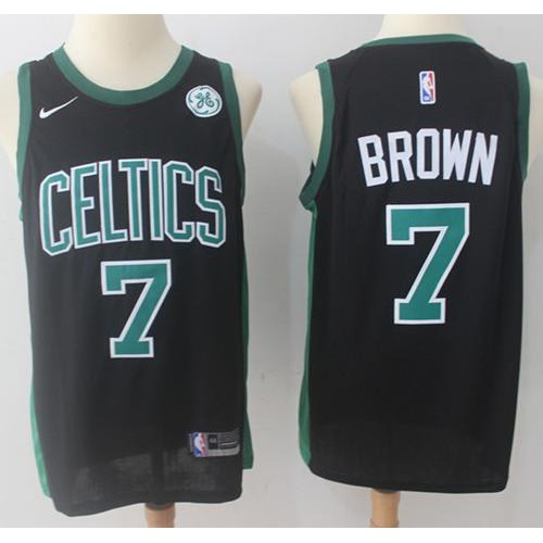 Boston Celtics #7 Jaylen Brown Black Swingman Statement Edition Jersey Mens cheap jerseys for sale - CheapJerseys.Shop