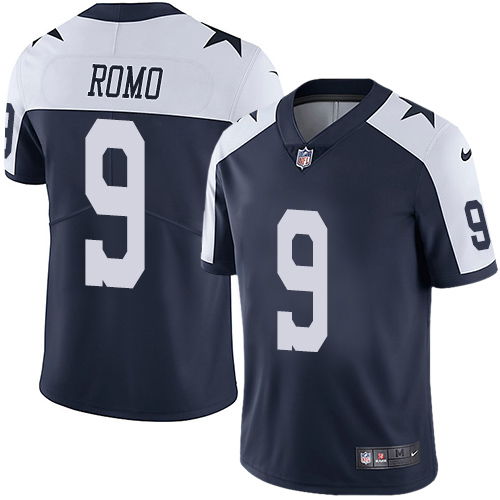 Dallas Cowboys #9 Tony Romo Navy Blue Thanksgiving Youth Stitched Vapor Untouchable Limited Throwback Jersey Youth cheap jerseys for sale - CheapJerseys.Shop