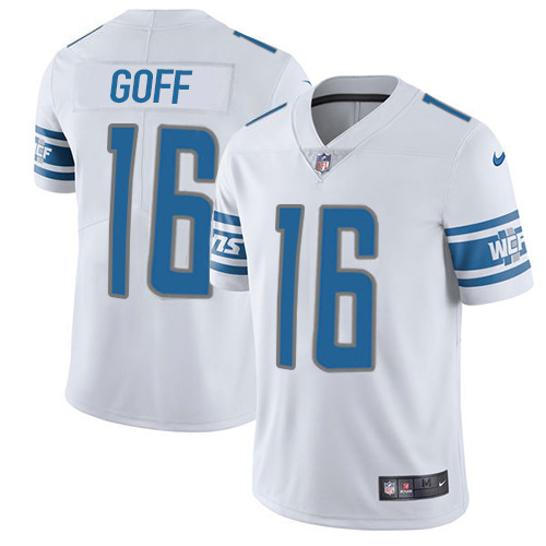 Detroit Lions #16 Jared Goff White Youth Stitched Vapor Untouchable Limited Jersey cheap jerseys for sale - CheapJerseys.Shop