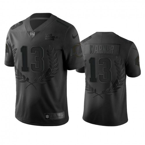 Los Angeles Los Angeles Rams #13 Kurt Warner Men's Black MVP Limited Edition Jersey Men's cheap jerseys for sale - CheapJerseys.Shop