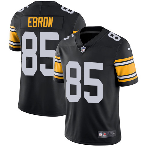 Pittsburgh Steelers #85 Eric Ebron Black Alternate Men's Stitched Vapor Untouchable Limited Jersey Men's cheap jerseys for sale - CheapJerseys.Shop