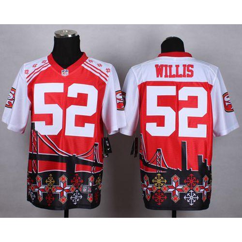 San Francisco 49ers #52 Patrick Willis Red Men's Stitched Elite Noble Fashion Jersey Men's cheap jerseys for sale - CheapJerseys.Shop
