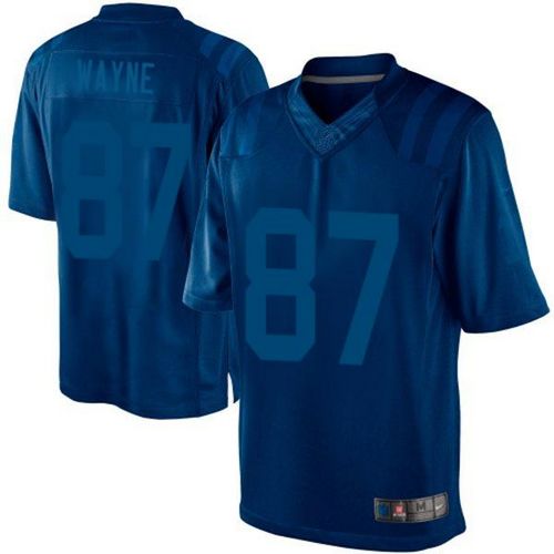 Indianapolis Colts #87 Reggie Wayne Royal Blue Men's Stitched Drenched Limited Jersey Men's cheap jerseys for sale - CheapJerseys.Shop