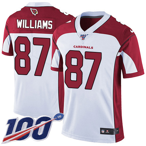 Arizona Cardinals #87 Maxx Williams White Men's Stitched 100th Season Vapor Limited Jersey Men's cheap jerseys for sale - CheapJerseys.Shop