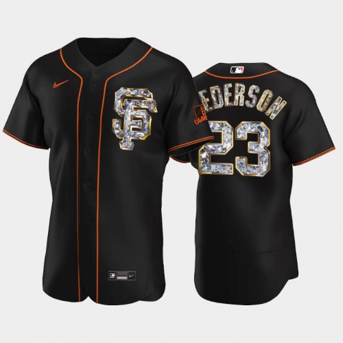 San Francisco San Francisco Giants #23 Joc Pederson Men's Diamond Edition Jersey - Black Men's cheap jerseys for sale - CheapJerseys.Shop