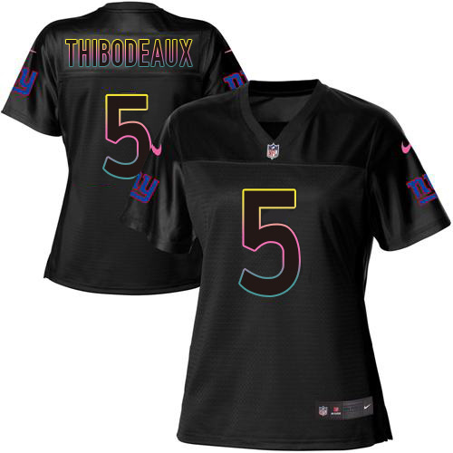 Giants #5 Kayvon Thibodeaux Black Women's Fashion Game Jersey cheap jerseys for sale - CheapJerseys.Shop