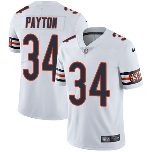 Bears #34 Walter Payton White Men's Stitched Vapor Untouchable Limited Jersey cheap jerseys for sale - CheapJerseys.Shop