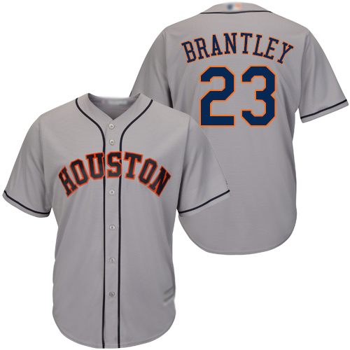 Houston Astros #23 Michael Brantley Grey New Cool Base Stitched Jersey Men's cheap jerseys for sale - CheapJerseys.Shop