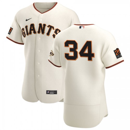 San Francisco San Francisco Giants #34 Kevin Gausman Men's Cream Home 2020 Authentic 20 at 24 Patch Player Jersey Men's cheap jerseys for sale - CheapJerseys.Shop