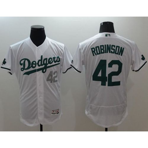 Los Angeles Dodgers #42 Jackie Robinson White Celtic Flexbase Authentic Collection Stitched Jersey Men's cheap jerseys for sale - CheapJerseys.Shop