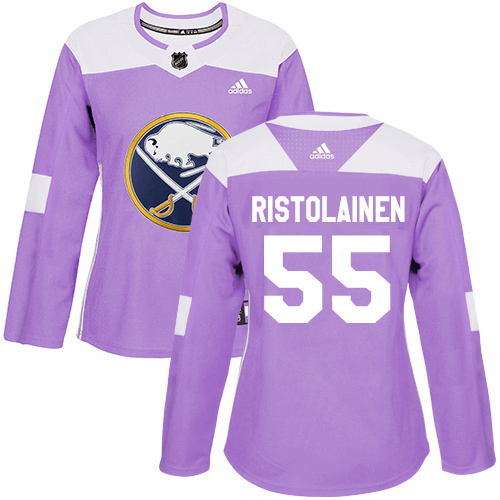 Buffalo Sabres #55 Rasmus Ristolainen Purple Authentic Fights Cancer Women's Stitched Jersey Womens cheap jerseys for sale - CheapJerseys.Shop