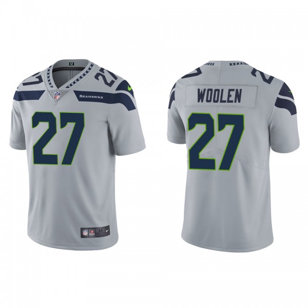 Men's Youth Women's Seattle Seahawks Tariq Woolen Gray Vapor Limited Jersey cheap jerseys for sale - CheapJerseys.Shop