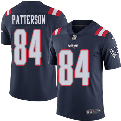 New England Patriots #84 Cordarrelle Patterson Navy Blue Men's Stitched Limited Rush Jersey Men's cheap jerseys for sale - CheapJerseys.Shop