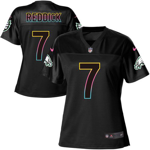 Eagles #7 Haason Reddick Black Women's Fashion Game Jersey cheap jerseys for sale - CheapJerseys.Shop