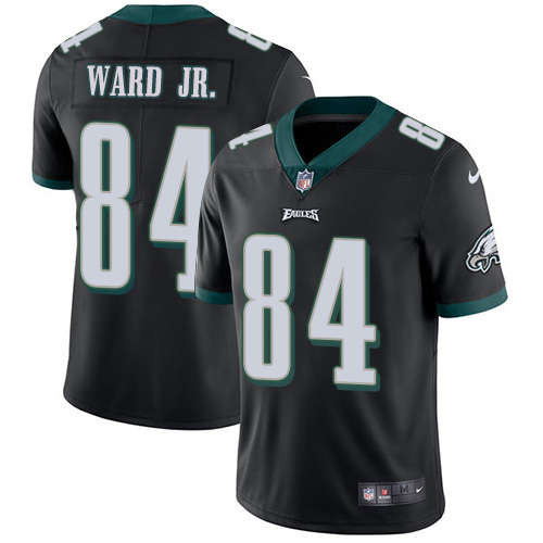 Philadelphia Eagles #84 Greg Ward Jr. Black Alternate Men's Stitched Vapor Untouchable Limited Jersey Men's cheap jerseys for sale - CheapJerseys.Shop