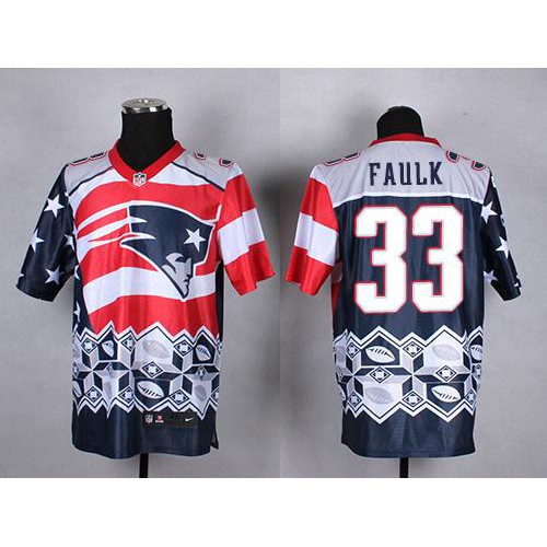 New England Patriots #33 Kevin Faulk Navy Blue Men's Stitched Elite Noble Fashion Jersey Men's cheap jerseys for sale - CheapJerseys.Shop