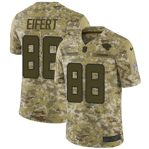 Jacksonville Jaguars #88 Tyler Eifert Camo Men's Stitched Limited 2018 Salute To Service Jersey Men's cheap jerseys for sale - CheapJerseys.Shop