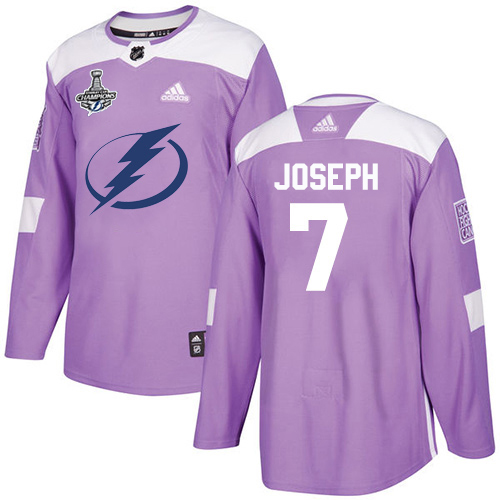 Tampa Bay Lightning #7 Mathieu Joseph Purple Authentic Fights Cancer Youth 2020 Stanley Cup Champions Stitched Jersey Youth cheap jerseys for sale - CheapJerseys.Shop