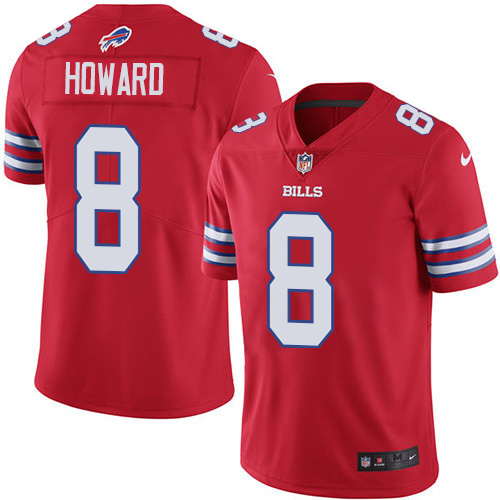 Buffalo Buffalo Bills #8 O. J. Howard Red Youth Stitched Limited Rush Jersey Youth cheap jerseys for sale - CheapJerseys.Shop
