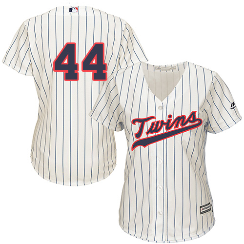 Minnesota Twins #44 Kyle Gibson Cream Strip Alternate Women's Stitched Jersey Womens cheap jerseys for sale - CheapJerseys.Shop