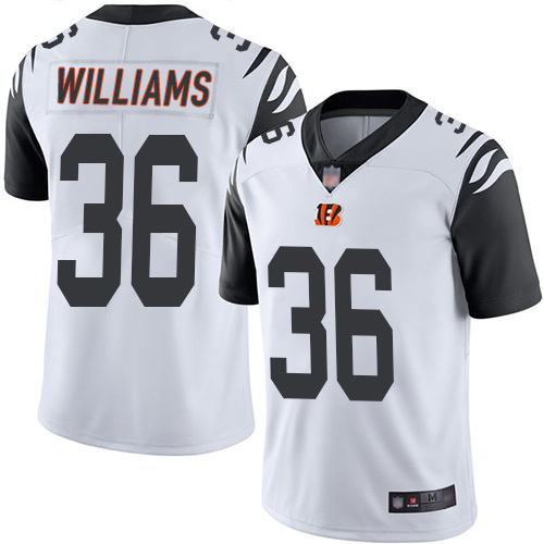Cincinnati Bengals #36 Shawn Williams White Men's Stitched Limited Rush Jersey Men's cheap jerseys for sale - CheapJerseys.Shop