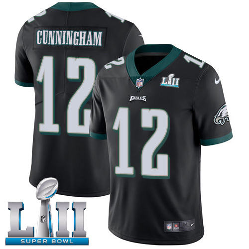 Philadelphia Eagles #12 Randall Cunningham Black Alternate Super Bowl LII Youth Stitched Vapor Untouchable Limited Jersey Youth cheap jerseys for sale - CheapJerseys.Shop